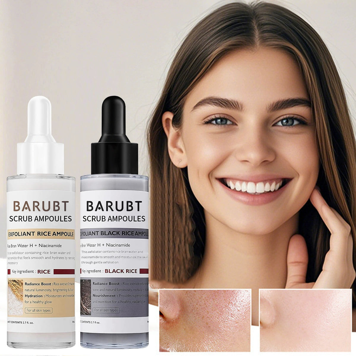 White Rice Black Rice Exfoliating Essence Exfoliating Soft Exfoliating Combination Oem